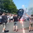 photo diaporama sorties coupe de france. en images: quelle ambiance au départ du bus d'angers 310717