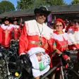 photo diaporama sorties semaine fédérale à mortagne. des cyclotouristes costumés pour défiler 312161