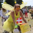 photo diaporama sorties semaine fédérale à mortagne. des cyclotouristes costumés pour défiler 312245