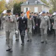 photo diaporama sorties [photos] la flèche. cérémonie pluvieuse pour le 11-novembre 313592