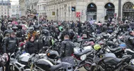 photo diaporama info le mans. la manifestation des motards en images