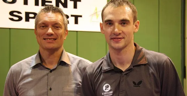 photo le directeur sportif de la bayard laurent launay (à gauche) a réussi un petit miracle pour permettre à sa dernière recrue krivosheev d’être opérationnel mardi soir contre fontenay. &copy; f. b.