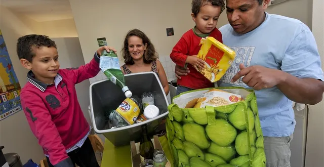 photo comme la famille lebti, réduisez vous aussi vos déchets. &copy; photo 