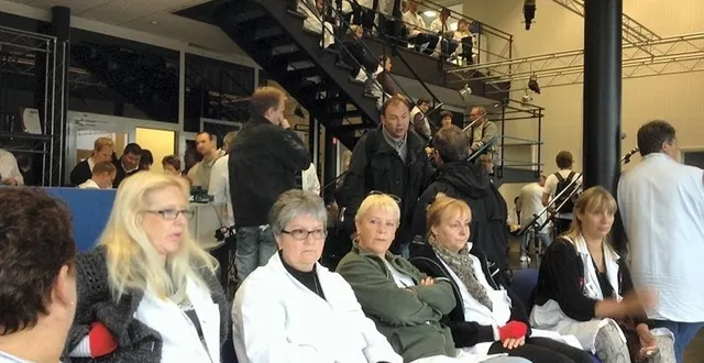 photo les salariés de thomson angers &copy; ouest-france