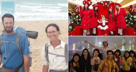 photo noël se conjugue sur tous les continents.