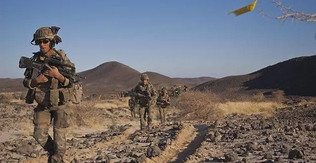 photo environ 150 marsouins sont engagés dans les combats dans le nord du mali.