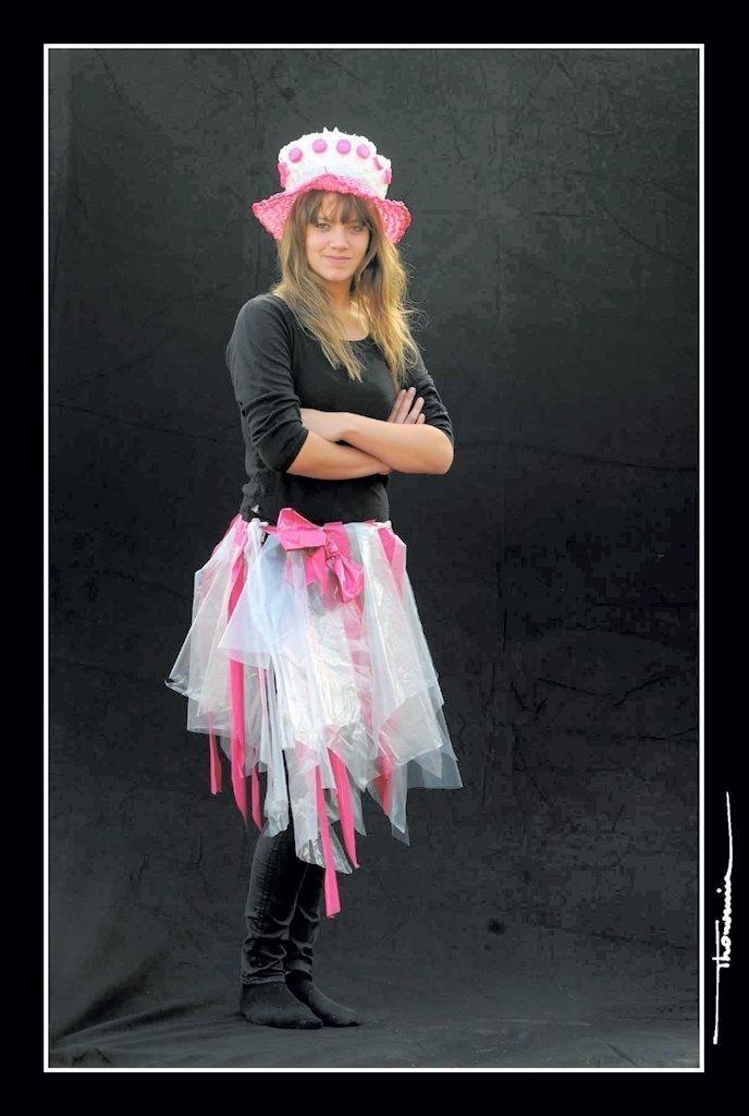 Jupe plastique transparent online