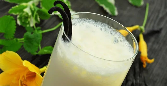 photo recette de la semaine. milk-shake à la vanille