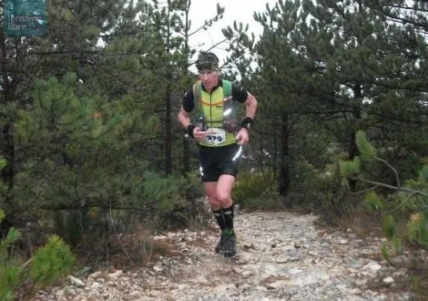photo laurent brochard prend le départ de son premier utmb. &copy; photo dr