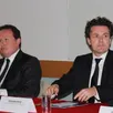 photo frédéric béatse, maire ps d'angers et christophe béchu, candidat ump.