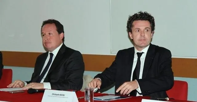 photo de gauche à droite, christophe béchu et frédéric béatse. &copy; photo : ouest-france.