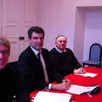 photo de gauche à droite: eric guerrin, potentiel adjoint aux finances; laurent gérault; jean-paul ayrault.