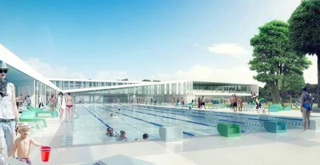 photo aquavita est le nouveau complexe aqualudique d'angers. après un an et demi de chantier, il ouvre ses portes le 25 janvier prochain. &copy; arnaud wajdzik