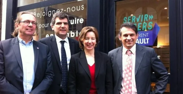 photo de gauche à droite: gilles guerrin, laurent gérault, katarzyna barska-alibert et stéphane amiard. &copy; marianne deumié