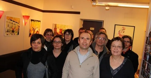 photo une partie de la liste de lutto ouvrière &copy; marianne deumié