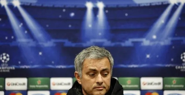 photo josé mourinho en veut à canal +. &copy; photo: epa/maxppp