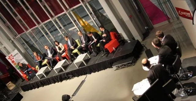 photo le 19 février, les huit candidats étaient réunis au quai pour un premier débat. &copy; thierry maillard