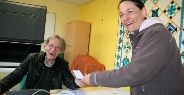 photo rue nationale, dans l'un des bureaux de vote du mans. &copy; véronique germond