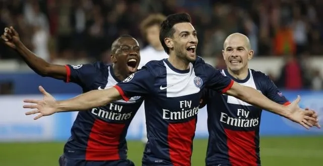 photo javier pastore a inscrit le dernier but parisien après un superbe numéro individuel. &copy; epa / max ppp