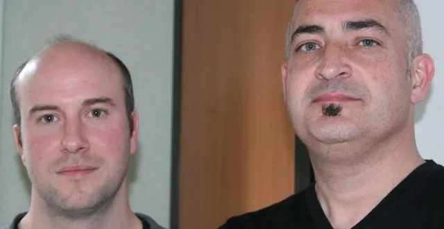 photo florent catteau et charles aïvar, à l'origine de courts-circuits. &copy; yasmine mousset