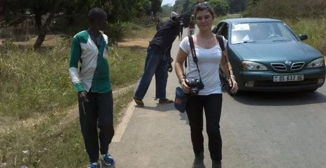 photo camille lepage, en février, à bangui, en centrafrique. &copy; fred dufour/afp