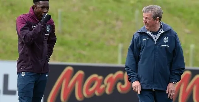 photo danny welbeck (à gauche) et roy hodgson. &copy; afp