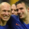 photo arjen robben et robin van persie sont les tauliers de l'équipe des pays-bas.