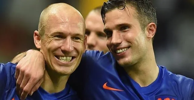 photo arjen robben et robin van persie sont les tauliers de l'équipe des pays-bas. &copy; afp
