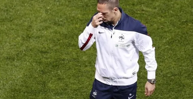 photo franck ribery, forfait pour la coupe du monde au brésil, n'a pas souhaité se faire injecter de la cortisone. &copy; photo : afp
