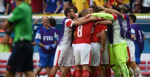 photo les suisses ont souffert avant de s'imposer. &copy; photo : afp