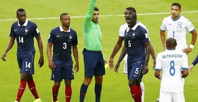 photo expulsé face à la france, wilson palacios manquera le prochain match du honduras &copy; reuters