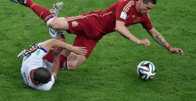 photo l'espagne est tombée face au chili. &copy; afp