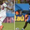 photo joel campbell et mario balotelli, tous deux buteurs lors du premier match.