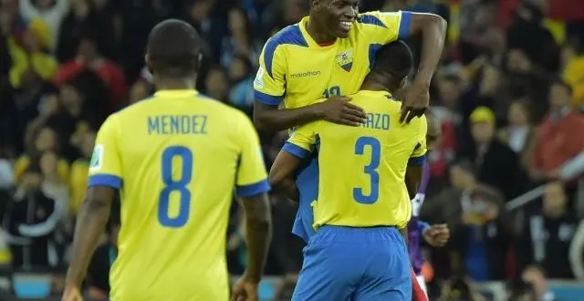 photo enner valencia a été l'artisan principal de la victoire équatorienne. &copy; afp