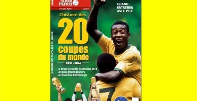 photo la couverture du hors-série ouest-france consacré aux 20 coupes du monde et quelques exemples de pages intérieures. &copy; ouest-france
