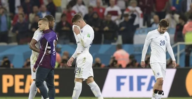 photo tête basse, ross barkley et l'angleterre s'apprêtent à quitter la compétition &copy; photo : afp