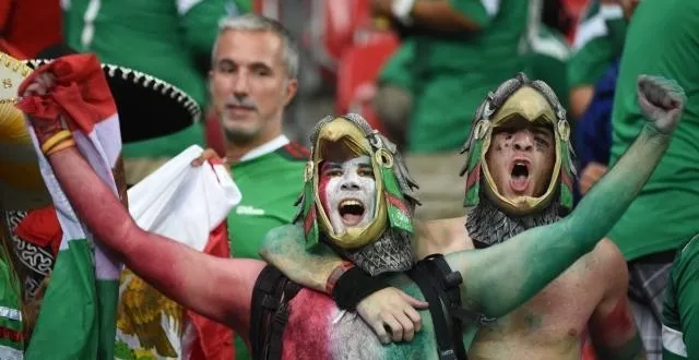 photo les supporters mexicains durant le match face à la croatie. &copy; photo : afp