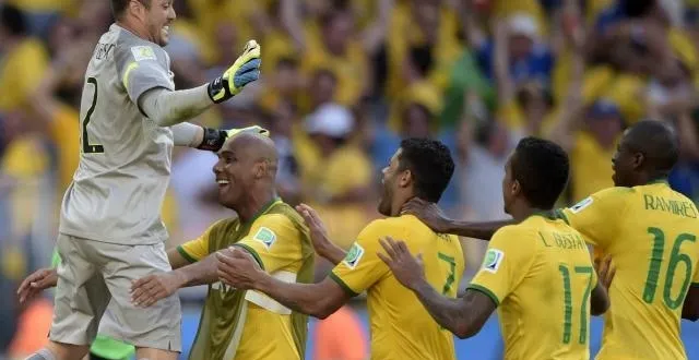 photo la joie des brésiliens. &copy; photo : afp