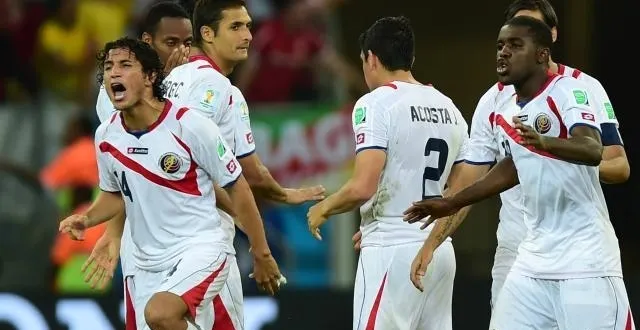 photo la joie des costariciens. &copy; photo : afp