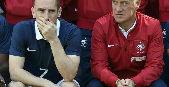 photo franck ribéry et didier deschamps. &copy; photo : afp