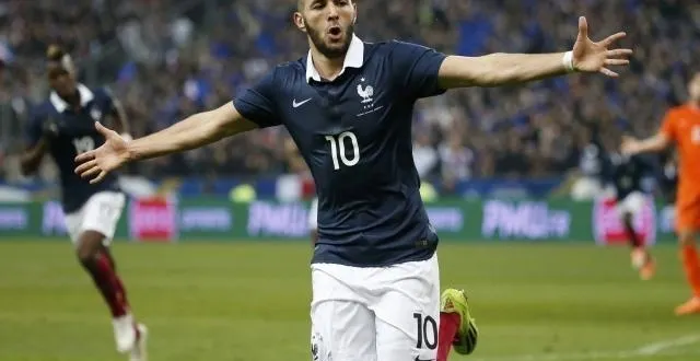 photo l'attaquant karim benzema de l'equipe de france.  &copy; ouest-france