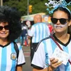 photo une supportrice argentine.