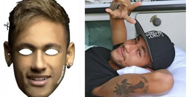 photo soixante mille masques avec le visage du footballeur devraient être distribués gratuitement dans le stade. &copy; capture d'écran / afp