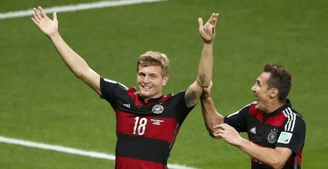 photo kroos auteur d'un doublé en première mi-temps. &copy; photo: reuters