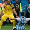 photo sergio romero, le gardien de but et héros de l'argentine.