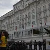 photo ray whelan s'est enfui par la porte de service de l'hôtel copacabana palace, à rio.