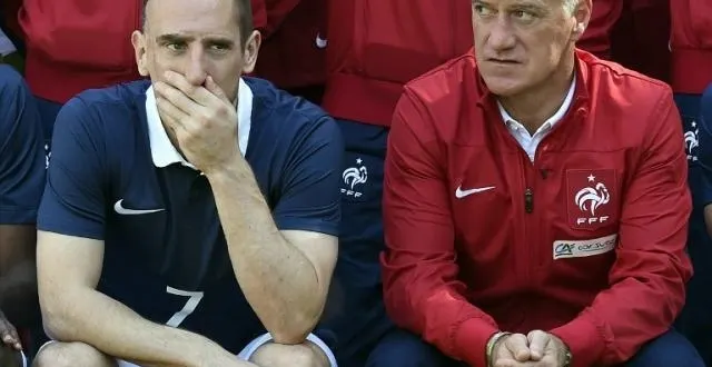 photo franck ribéry a retrouvé des couleurs avec didier deschamps. &copy; afp.