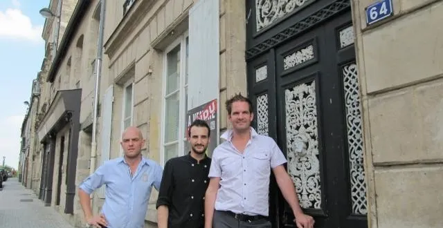 photo les associés de chez fano, françois degond, le chef teddy missbat et stéphane chevallier vont ouvrir le 6-4 by fano début octobre. &copy; ouest-france