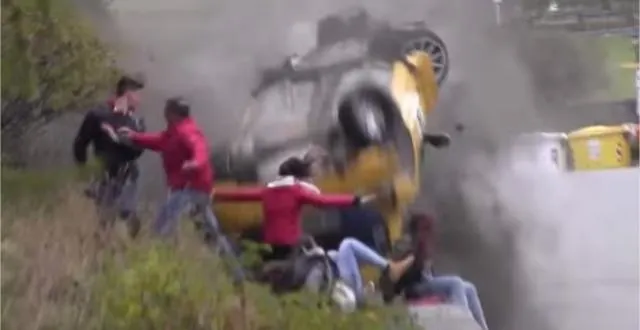 photo miracle sur le rallye du val d'aoste. &copy; capture écran