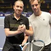 photo nicolas leboulanger, notre correspondant, avec richard gasquet.